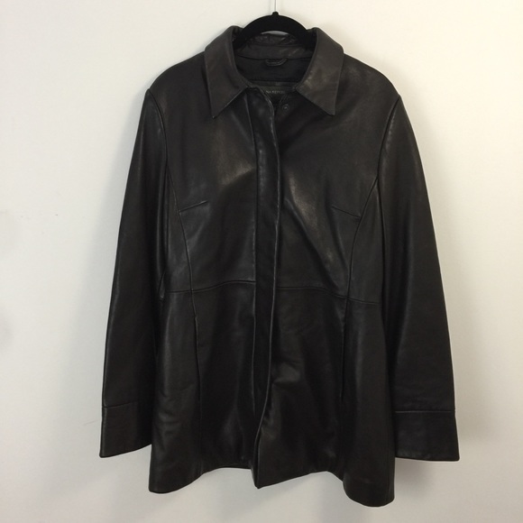 Banana Republic Other - MENS Banana Republic Black Leather Jacket Size M